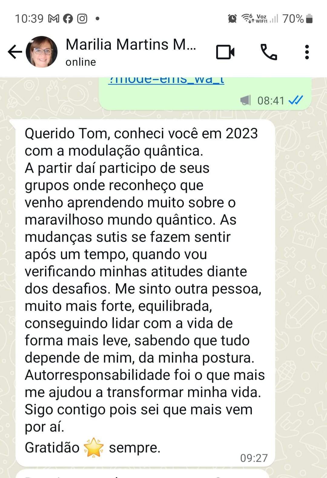 Marilia Martins - Florianópolis - SC